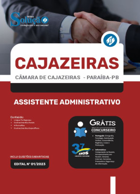 Apostila Câmara de Cajazeiras - PB - Assistente Administrativo - Imagem 3