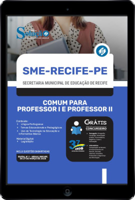 Apostila SME Recife - PE em PDF - Comum para Professor I e Professor II - Imagem 1