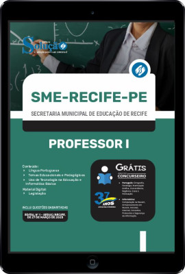 Apostila SME Recife - PE em PDF - Professor I - Imagem 1