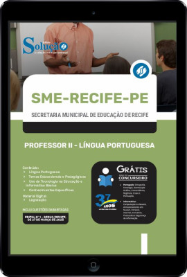 Apostila SME Recife - PE em PDF - Professor II - Língua Portuguesa - Imagem 1