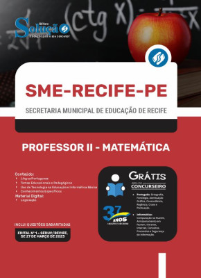 Apostila SME Recife - PE - Professor II - Matemática - Imagem 3