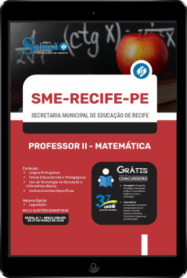 Apostila SME Recife - PE em PDF - Professor II - Matemática - Imagem 1