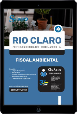 Apostila Prefeitura de Rio Claro - RJ em PDF - Fiscal Ambiental - Imagem 1