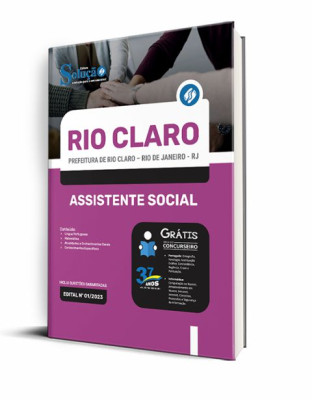 Apostila Prefeitura de Rio Claro - RJ - Assistente Social - Imagem 2