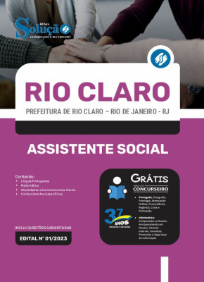 Apostila Prefeitura de Rio Claro - RJ - Assistente Social - Imagem 3