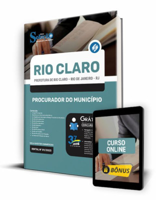 Apostila Prefeitura de Rio Claro - RJ - Procurador do Município - Imagem 1