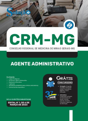 Apostila CRM-MG - Agente Administrativo - Imagem 3