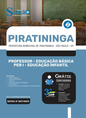 Apostila Prefeitura de Piratininga - SP - Professor - Educação Básica PEB I - Educação Infantil - Imagem 3