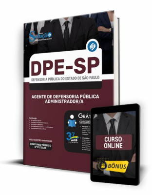 Apostila DPE-SP - Agente de Defensoria Pública - Administrador/a - Imagem 1