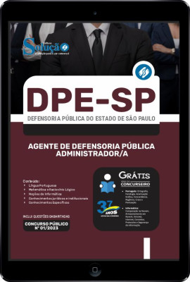 Apostila DPE-SP em PDF - Agente de Defensoria Pública - Administrador/a - Imagem 1