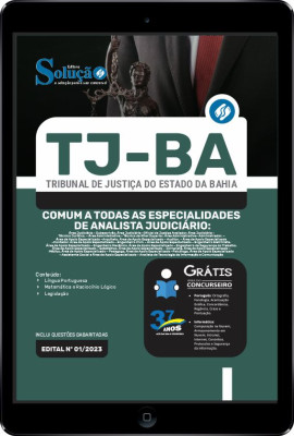 Apostila TJ-BA em PDF - Comum a Todas as Especialidades de Analista Judiciário - Imagem 1