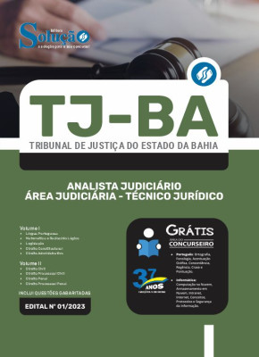 Apostila TJ-BA - Analista Judiciário - Área Judiciária - Técnico Jurídico - Imagem 3