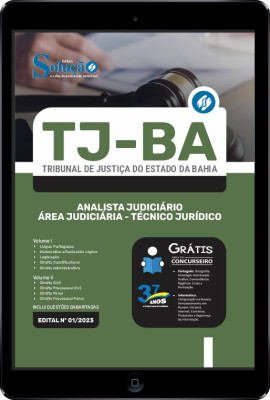 Apostila TJ-BA em PDF - Analista Judiciário - Área Judiciária - Técnico Jurídico - Imagem 1