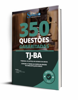 Caderno de Questões TJ-BA - Comum a Todas as Especialidades de Analista Judiciário - 350 Questões Gabaritadas - Imagem 1