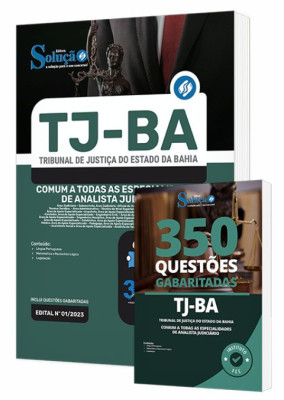 Combo Impresso TJ-BA - Comum a Todas as Especialidades de Analista Judiciário - Imagem 1