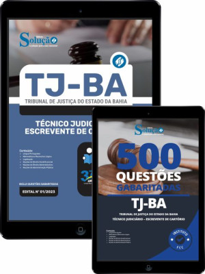 Combo Digital TJ-BA – Técnico Judiciário – Escrevente de Cartório