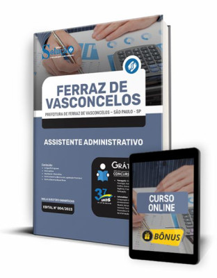 Apostila Prefeitura de Ferraz de Vasconcelos - SP - Assistente Administrativo - Imagem 1