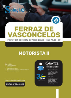 Apostila Prefeitura de Ferraz de Vasconcelos - SP - Motorista 2 - Imagem 3