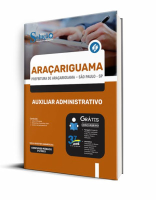 Apostila Prefeitura de Araçariguama - SP - Auxiliar Administrativo - Imagem 2