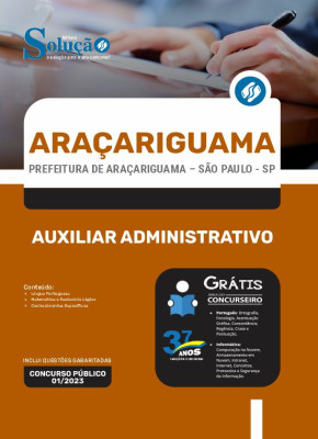 Apostila Prefeitura de Araçariguama - SP - Auxiliar Administrativo - Imagem 3