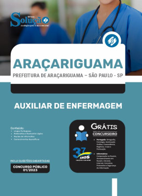 Apostila Prefeitura de Araçariguama - SP - Auxiliar de Enfermagem - Imagem 3