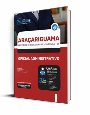 Apostila Prefeitura de Araçariguama - SP - Oficial Administrativo - Imagem 2