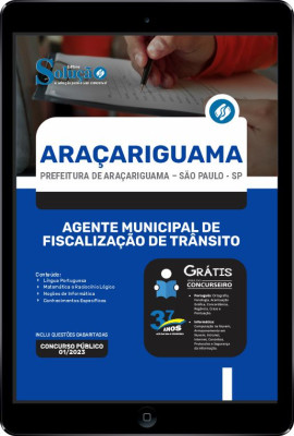 Apostila Prefeitura de Araçariguama - SP em PDF - Agente Municipal de Fiscalização de Trânsito - Imagem 1