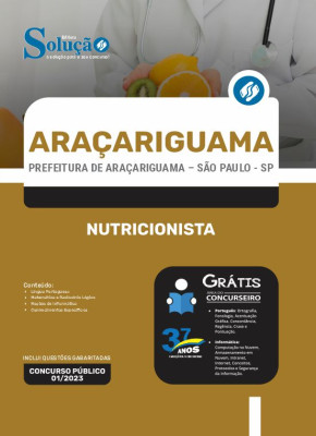 Apostila Prefeitura de Araçariguama - SP - Nutricionista - Imagem 3