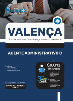 Apostila Câmara de Valença - RJ - Agente Administrativo C - Imagem 3