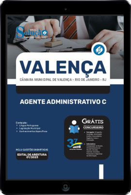 Apostila Câmara de Valença - RJ em PDF - Agente Administrativo C - Imagem 1