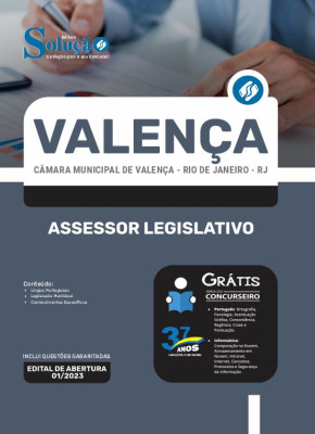 Apostila Câmara de Valença - RJ - Assessor Legislativo - Imagem 3