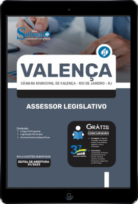 Apostila Câmara de Valença - RJ em PDF - Assessor Legislativo - Imagem 1