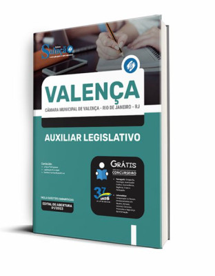 Apostila Câmara de Valença - RJ - Auxiliar Legislativo - Imagem 2