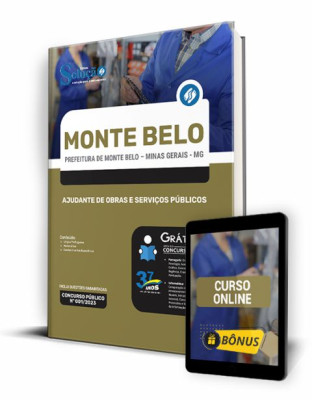 Apostila Prefeitura de Monte Belo - MG - Ajudante de Obras e Serviços Públicos - Imagem 1