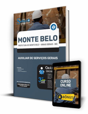 Apostila Prefeitura de Monte Belo - MG - Auxiliar de Serviços Gerais - Imagem 1