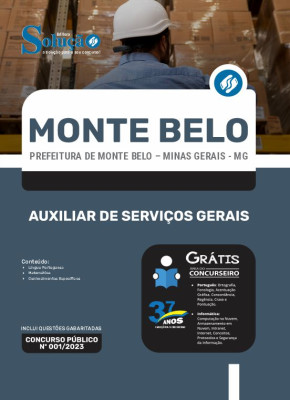 Apostila Prefeitura de Monte Belo - MG - Auxiliar de Serviços Gerais - Imagem 3