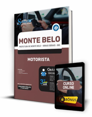 Apostila Prefeitura de Monte Belo - MG - Motorista - Imagem 1