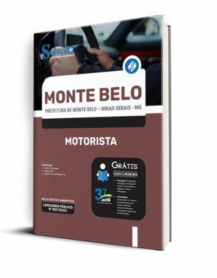 Apostila Prefeitura de Monte Belo - MG - Motorista - Imagem 2