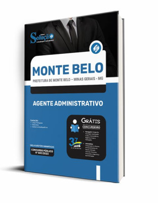 Apostila Prefeitura de Monte Belo - MG - Agente Administrativo - Imagem 2