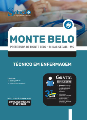 Apostila Prefeitura de Monte Belo - MG - Técnico em Enfermagem - Imagem 3