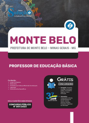 Apostila Prefeitura de Monte Belo - MG - Professor de Educação Básica - Imagem 3