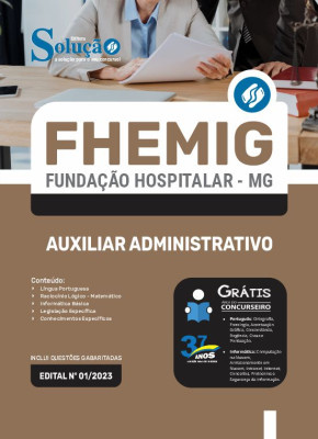 Apostila FHEMIG - Auxiliar Administrativo - Imagem 3