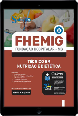 Apostila FHEMIG em PDF - Técnico em Nutrição e Dietética - Imagem 1