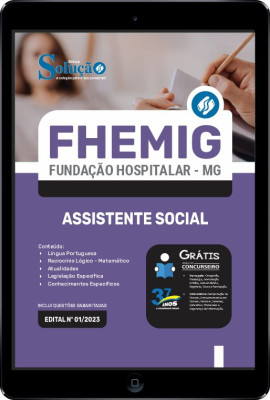 Apostila FHEMIG em PDF - Assistente Social - Imagem 1