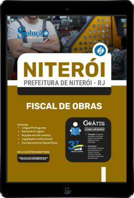 Apostila Prefeitura de Niterói - RJ em PDF - Fiscal de Obras - Imagem 1