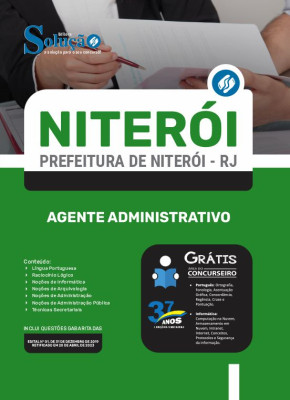 Apostila Prefeitura de Niterói - RJ - Agente Administrativo - Imagem 3