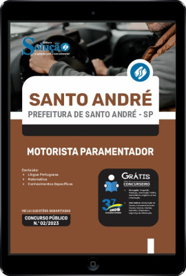 Apostila Prefeitura de Santo André - SP em PDF - Motorista Paramentador - Imagem 1