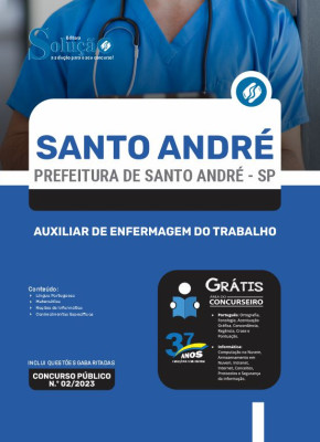 Apostila Prefeitura de Santo André - SP - Auxiliar de Enfermagem do Trabalho - Imagem 3