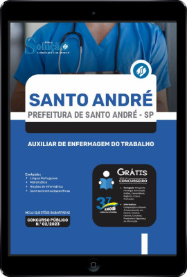 Apostila Prefeitura de Santo André - SP em PDF - Auxiliar de Enfermagem do Trabalho - Imagem 1