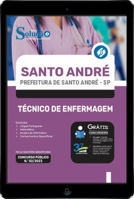 Apostila Prefeitura de Santo André - SP em PDF - Técnico de Enfermagem - Imagem 1